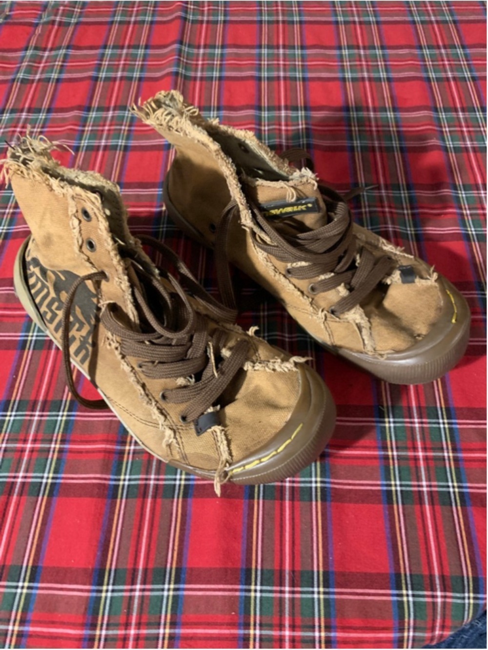 Men's Newalk Brown High-Top Sneakers Size 9